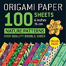 Origami Paper, 100 Nature Pattern Sheets