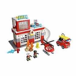 10970 Fire Station and Helicopter - Pickup Only