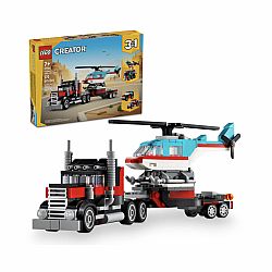 31146 Flatbed Truck with Helicopter - LEGO Creator