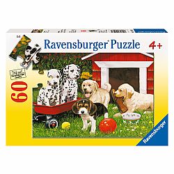 60 Piece Puzzle, Puppy Party