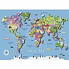 60 Piece Puzzle, World Map