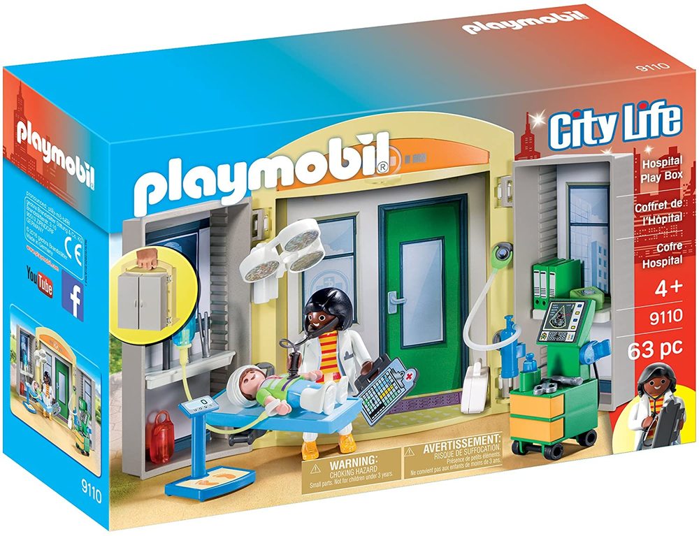 merk stel voor ontploffen Playmobil 9110 Hospital Play Box - Playmobil