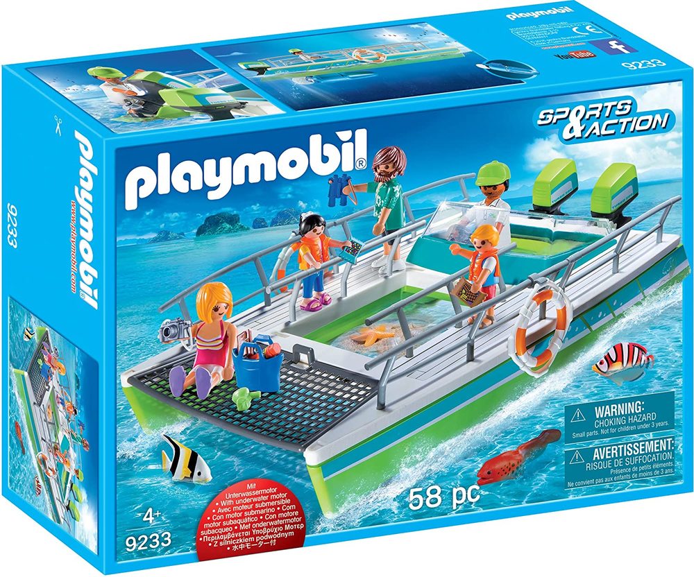 bedrag Eenvoud gunstig Playmobil 9233 Glass Bottom Boat with Motor - Playmobil