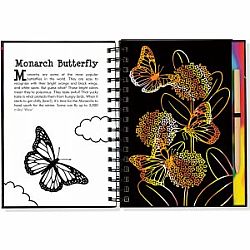 Scratch and Sketch Trace Along Butterflies and Friends
