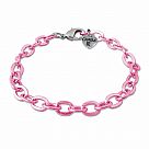 Pink Chain Charm Bracelet