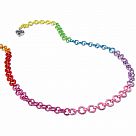 Rainbow Chain Charm Necklace
