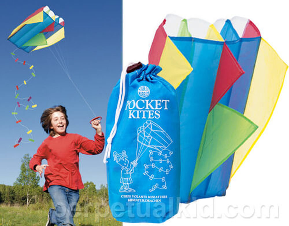 Blue Kite with Blue Storage Bag House of Marbles 