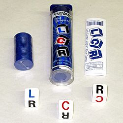 LCR Dice Game in Tube