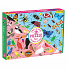 100 Piece Double Sided Puzzle, Bugs and Birds