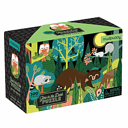 100 Piece Puzzle, In the Forest Glow in the Dark