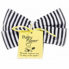 Baby Paper -Black & White Stripe