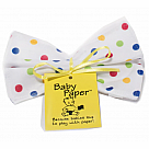 Baby Paper - White with Polka Dots