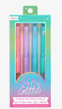 Oh My Glitter! Gel Pens - Set of 4 - OOLY
