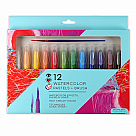 12 Watercolor Pastels with Brush