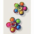 Tie Dye Fidget Spinner with Popping Bubbles - Random Color!