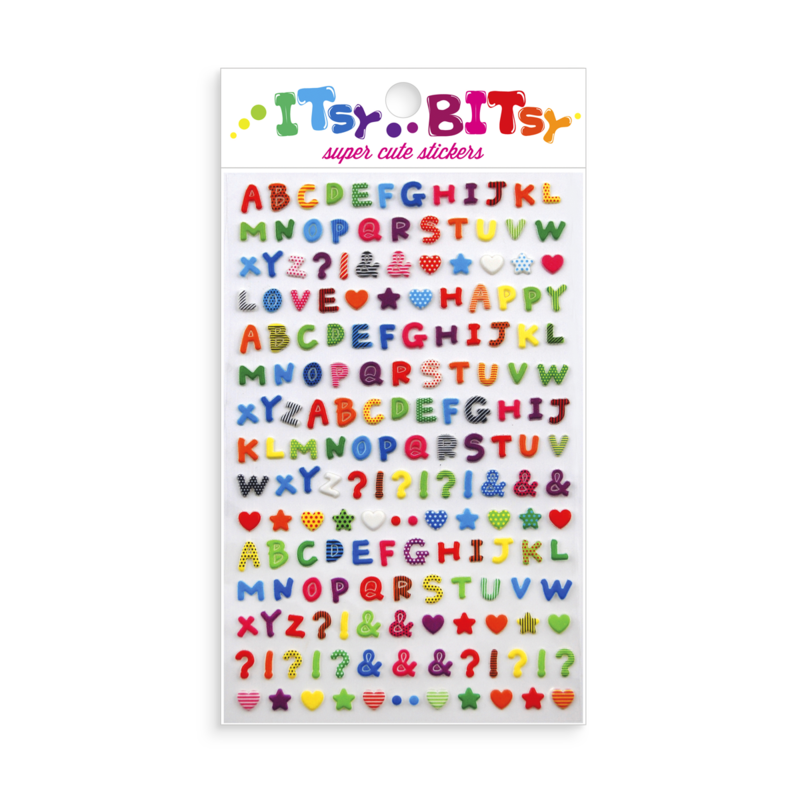 Small Alphabet Stickers