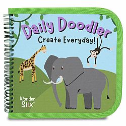 Daily Doodler Reusable Coloring Book - Animal Cover