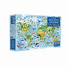 World Atlas and Jigsaw Puzzle 300 pc  