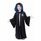 Blue Hooded Wizard Robe - Size L/XL (Ages 5-9)