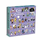 500 Piece Puzzle, Cats with Careers
