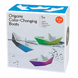 Color-Changing Origami Bath Boats