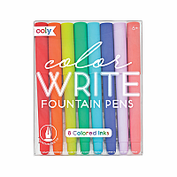 Color Write Fountain Pens (with Colored Ink)