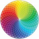 1000 Piece Round Puzzle, Color Wheel