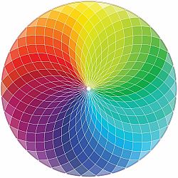 1000 Piece Round Puzzle, Color Wheel