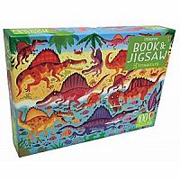 100 Piece Puzzle, Dinosaurs - with Book