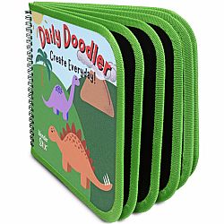 Daily Doodler Reusable Coloring Book - Dino Cover