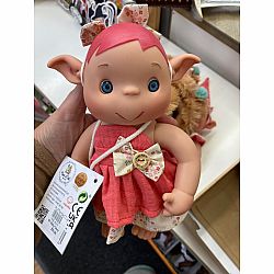 Elf Baby Dora - Coral Dress and Headband