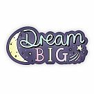 Dream Big Moon and Stars Vinyl Sticker