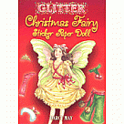 Glitter Christmas Fairy Sticker Paper Doll Book