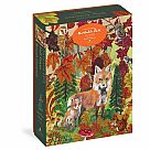 1000 Piece Puzzle, Fall Foxes