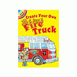 Create Your Own Fire Truck Sticker Book