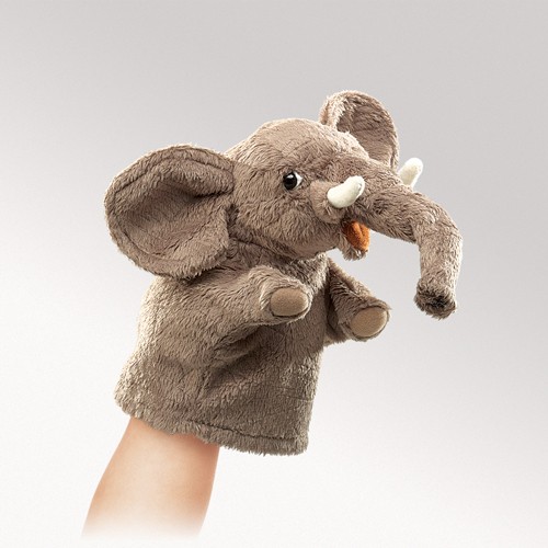 LITTLE ELEPHANT PUPPET # 2940 ~ Free Shipping Within USA Folkmanis Puppets 
