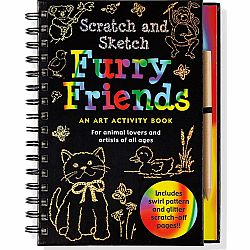 Scratch and Sketch Trace Along Furry Friends