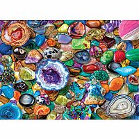 1000 Piece Puzzle, Crystals and Gemstones