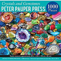 1000 Piece Puzzle, Crystals and Gemstones
