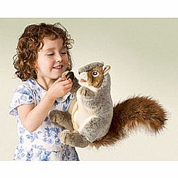 Gray Squirrel Hand Puppet