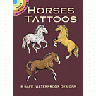Horses Tattoos Little Activity Book