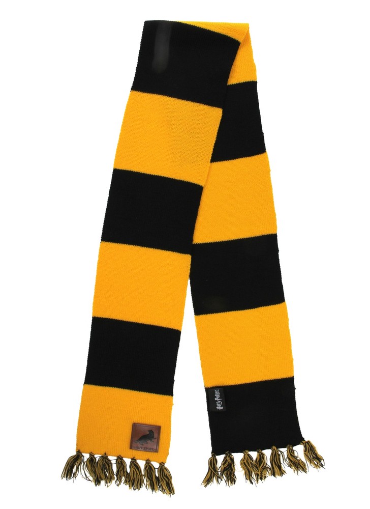 Hufflepuff Patch Striped Scarf - Elope