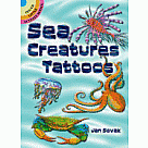 Sea Creatures Tattoos Little Activity Book