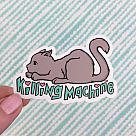 Killing Machine Cat Vinyl Sticker
