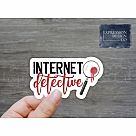 Internet Detective Vinyl Sticker