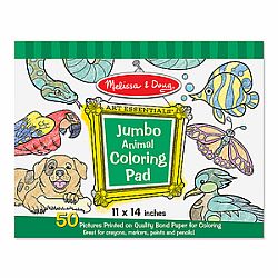 Jumbo Coloring Pad, Animals