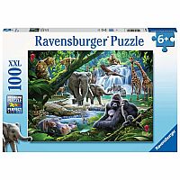 100 Piece Puzzle, Jungle Animals