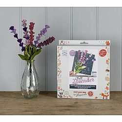 Lavender Felt Flower Kit