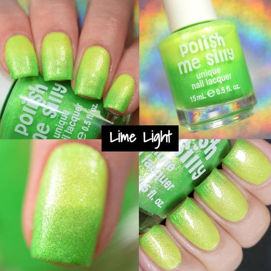 Lime Light Thermal Color-Changing Nail Polish - Polish Me Silly