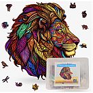 Majestic Lion Wooden Jigsaw Puzzle - Small